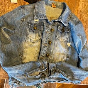 Jou Jou Light Wash Denim Jacket